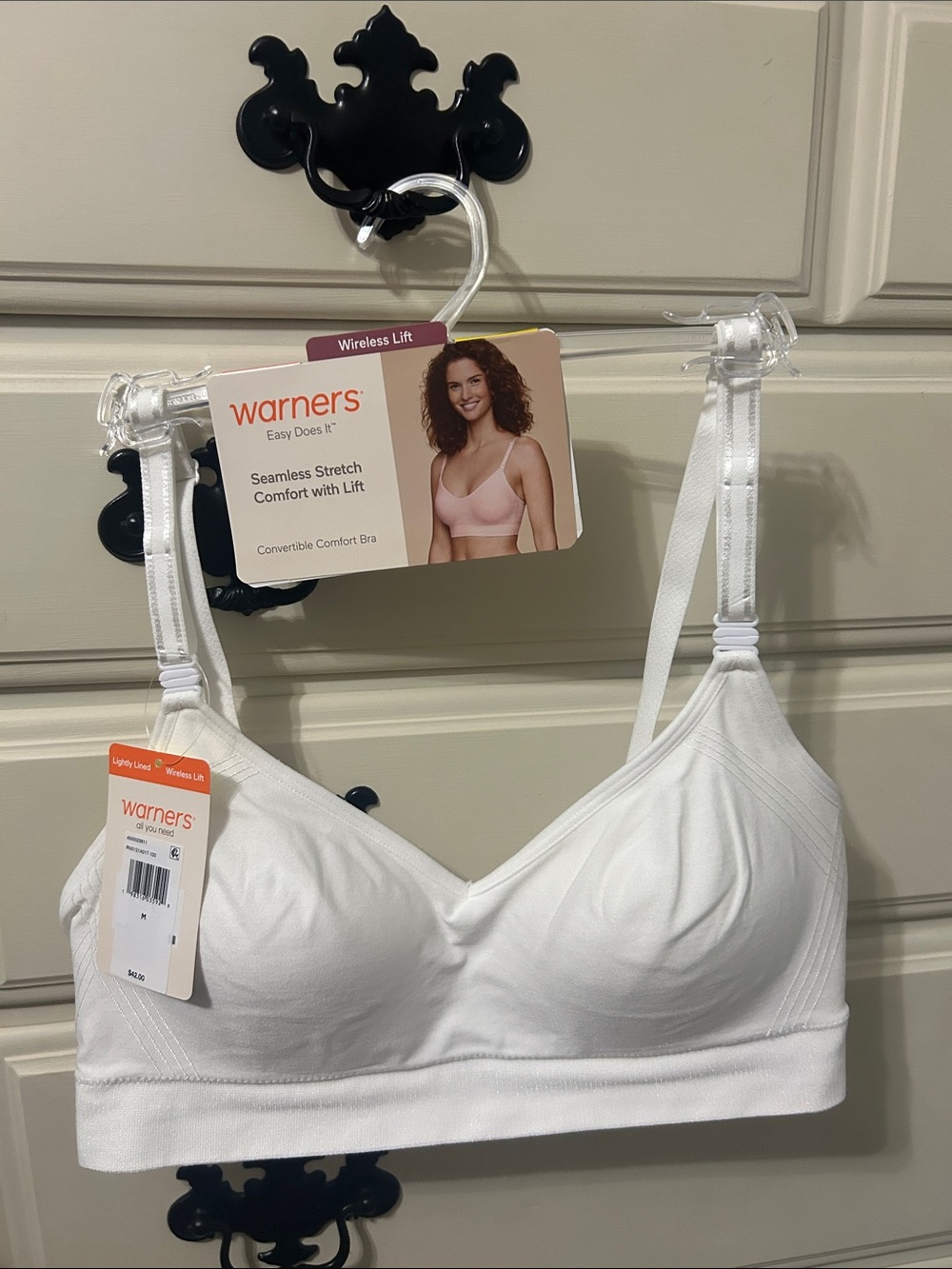 Warners Wireless Lift Seamless Stretch Comfort Bra - White